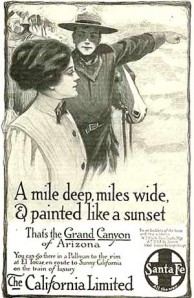 Atcheson, Topeka & Santa Fe Railroad Advertisement