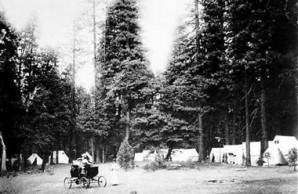 A Locomobile in Yosemite National Park
