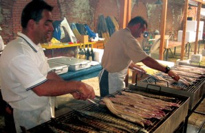 eels on grill eels on grill